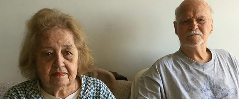 Maria La e Nelson, de 89 e 93 anos, respectivamente, sofrem com problema com plano de sade (Foto: Nelson Souza/ Arquivo pessoal)