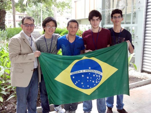 Equipe brasileira ficou em primeiro lugar na competio de matemtica